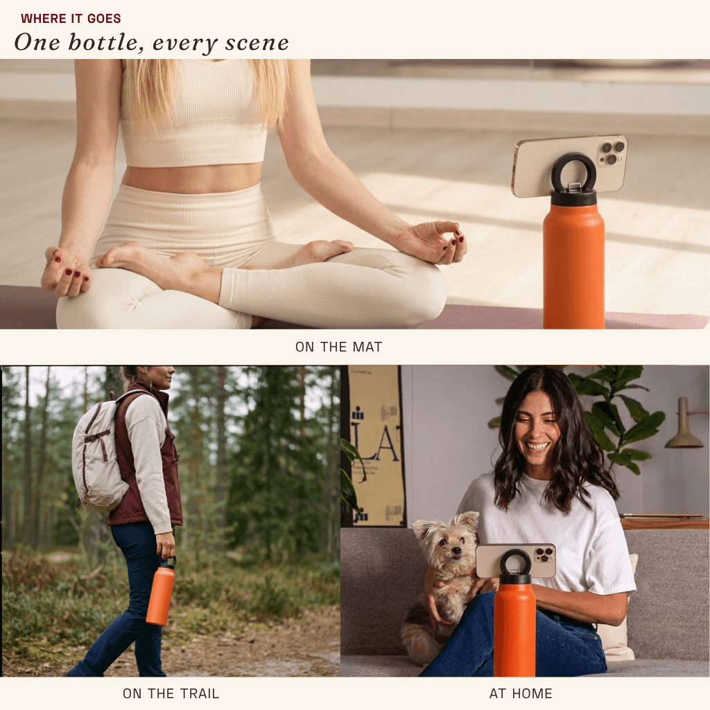 Magnetic Phone Holder Bottle