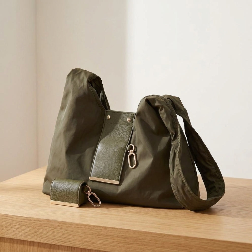 Foldable Keychain Tote Bag