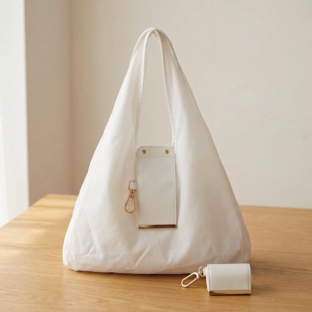 Foldable Keychain Tote Bag