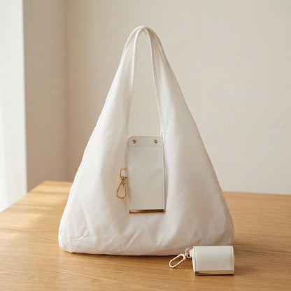 Foldable Keychain Tote Bag