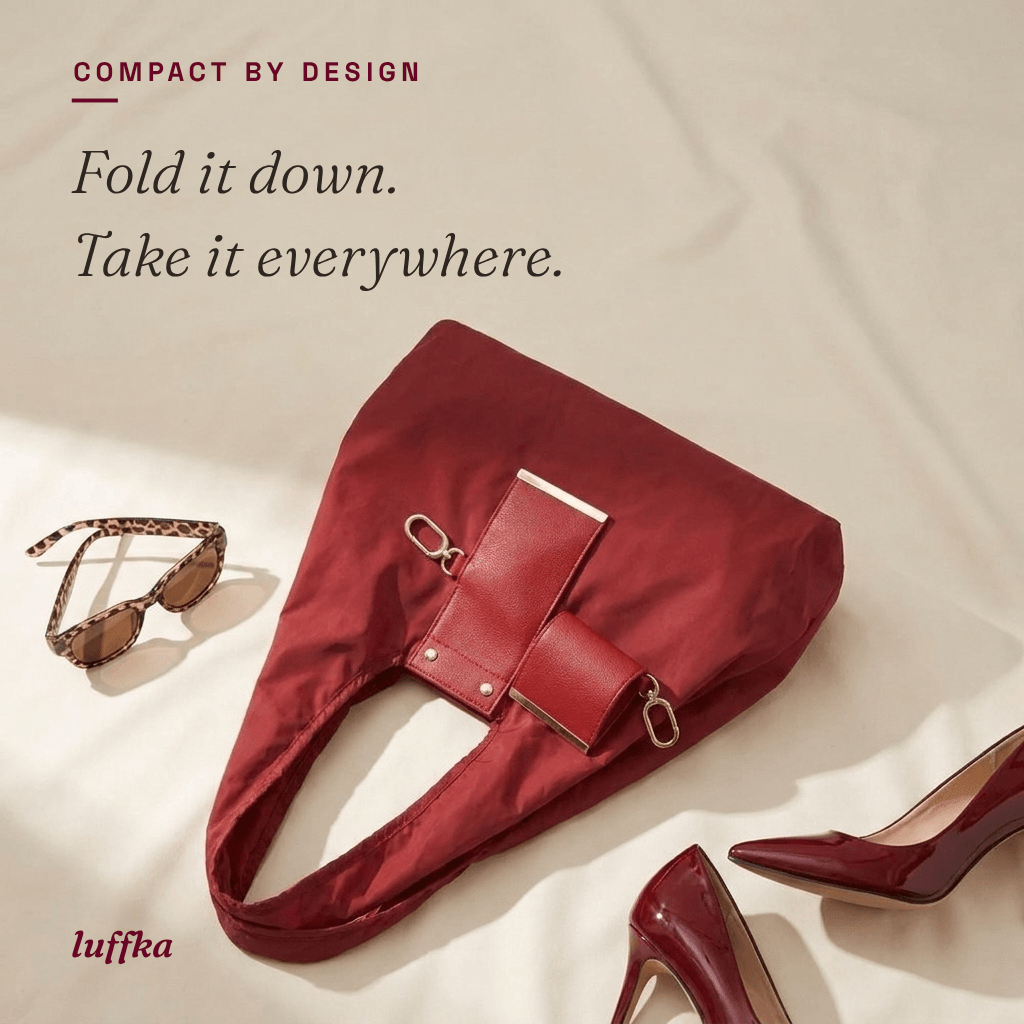 Foldable Keychain Tote Bag