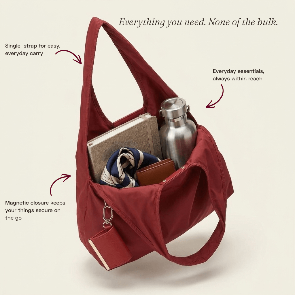 Foldable Keychain Tote Bag