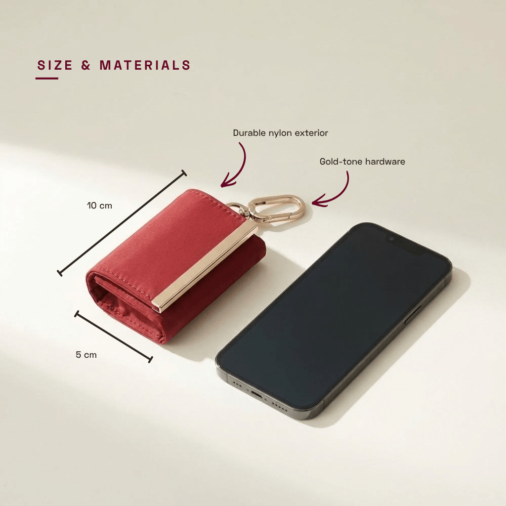 Foldable Keychain Tote Bag