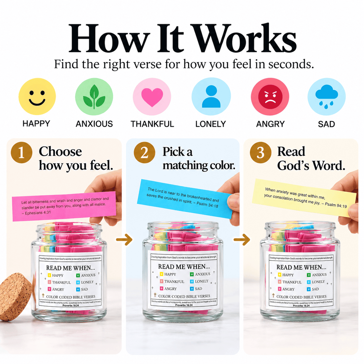 Bible Verses Jar