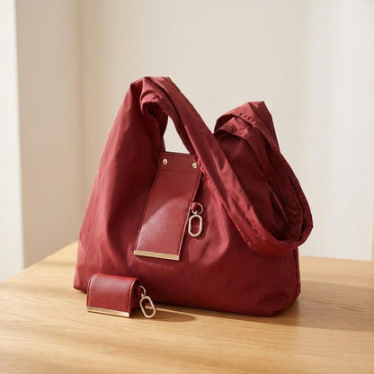 Foldable Keychain Tote Bag