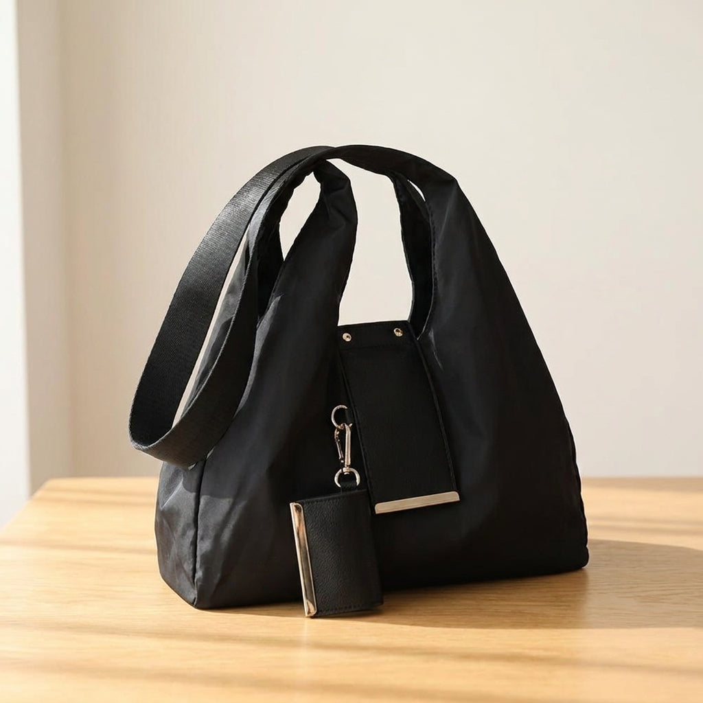 Foldable Keychain Tote Bag