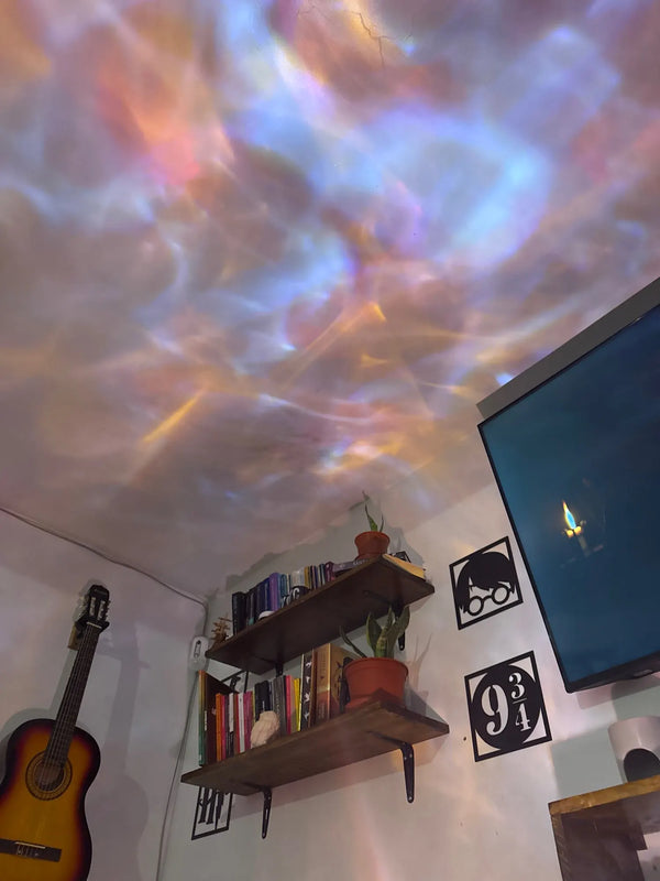 Customer photo: waves of light across a ceiling